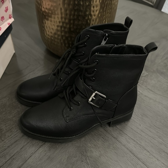 SOUL Naturalizer Womens Quaid Combat & Lace-up Boots - Picture 5 of 5